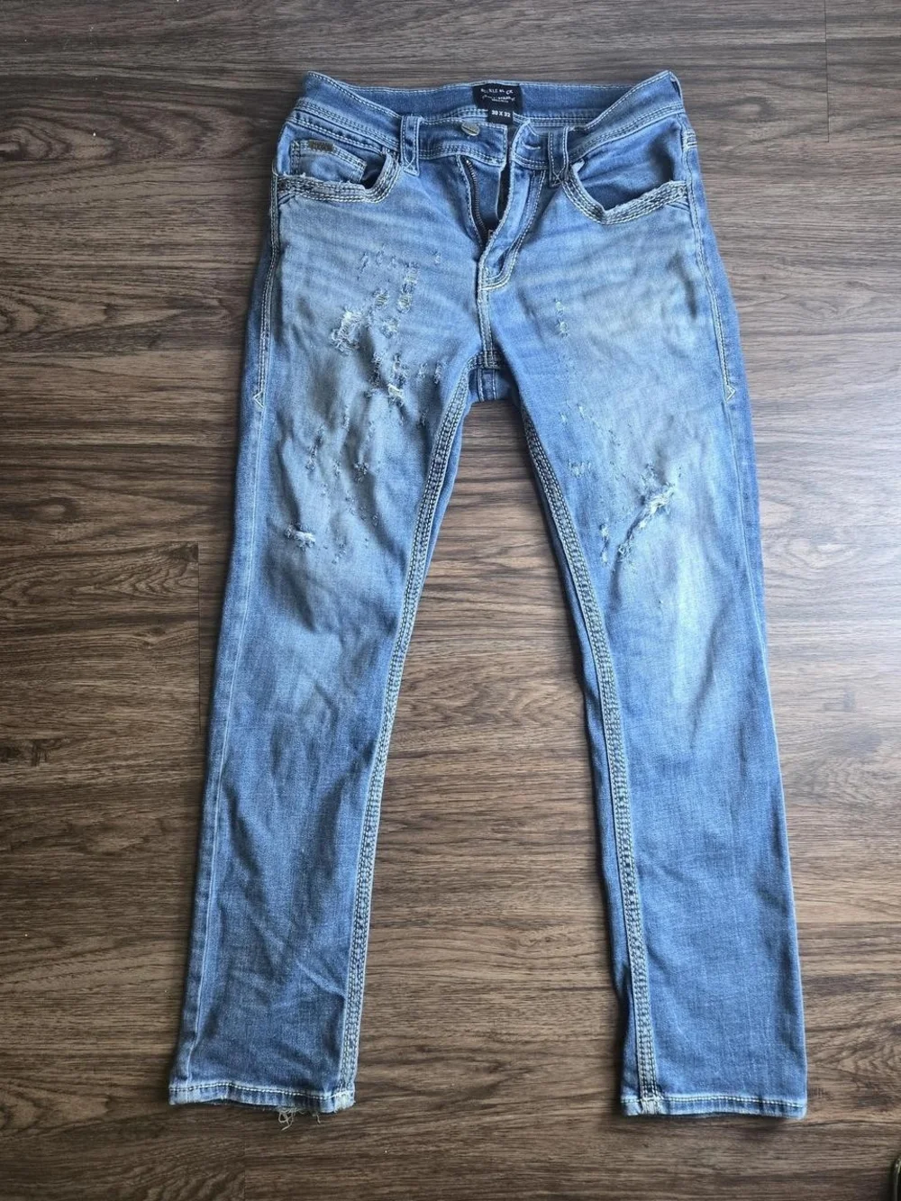Light Wash Blue Denim Jeans